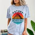 Future Archaeologist Pyramid Archaeology Student Graduation Comfort Color Blast T-Shirt Ocean