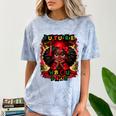 Future HBCU Grad History Girl Graduation HBCU Comfort Color Blast T-Shirt Ocean