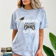 Gamers Graduation I Graduated Play Time Gamer Comfort Color Blast T-Shirt Ocean