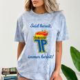 GDR Pioneer East East Nostalgia USSR Soviet Union Comfort Color Blast T-Shirt Ocean