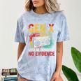 Gen X Lots Of Memories No Evidence Retro Nostalgia Humor Comfort Color Blast T-Shirt Ocean