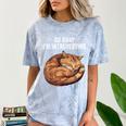 Go Away I'm Introverting Cat Introvert Men Women Girls Kids Comfort Color Blast T-Shirt Ocean