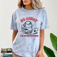 Go Away I´m Introverting Stay Home Socially Awkward Comfort Color Blast T-Shirt Ocean