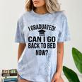 Can I Go Back To Bed Graduation 2021 Comfort Color Blast T-Shirt Ocean