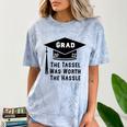 Grad 2022 Graduation Tassel Was Worth The Hassle Comfort Color Blast T-Shirt Ocean