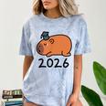 Grad Class Of 2026 Capybara Graduation Graduated Kids Comfort Color Blast T-Shirt Ocean