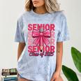 Graduate 2025 For Senior 2025 Graduation Coquette Pink Bow Comfort Color Blast T-Shirt Ocean
