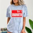 Graduate Class Of 2025 Senior Graduation End Of School Year Comfort Color Blast T-Shirt Ocean