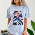 We Out Graduate Dabbing Anime Girl Grad Graduation Comfort Color Blast T-Shirt Ocean