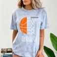 Graduate Senior Class 2020 Graduation Basketball Player Comfort Color Blast T-Shirt Ocean