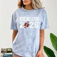 Graduate Senior Class Of 2026 Graduation American Football Comfort Color Blast T-Shirt Ocean