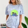 I Graduated Can I Go Back To Bed Now Cat Graduation For Men Women Girls Kids Comfort Color Blast T-Shirt Ocean