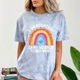 I Graduated Can I Go Back To Bed Now Graduation Hat Rainbow Comfort Color Blast T-Shirt Ocean