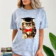 Graduation Cat Class Of 2023 Comfort Color Blast T-Shirt Ocean