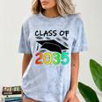 Graduation Class Of 2035 Hand Prints Space Pre-K -12th Grade Comfort Color Blast T-Shirt Ocean