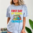 Graduation First Day Of School Crushed It Comfort Color Blast T-Shirt Ocean