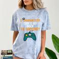 Graduation I Graduated Can I Go Back To Gaming Comfort Color Blast T-Shirt Ocean