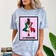 Graduation Latina Educated La Graduada Mexican Bingo Card Comfort Color Blast T-Shirt Ocean