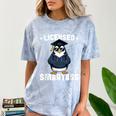 Graduation Penguin Licensed Smartass Graduate Comfort Color Blast T-Shirt Ocean