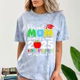 Graduation Proud Mom Of 2025 Kindergarten Graduate Comfort Color Blast T-Shirt Ocean