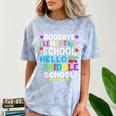 Graduation Shirt For 5th Grader Goodbye Hello Middle School Comfort Color Blast T-Shirt Ocean