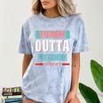 Graduation Shirt Straight Outta Preschool Class Of 2018 Tee Comfort Color Blast T-Shirt Ocean