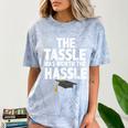 Graduation The Tassle Was Worth The Hassle T-Shirt Comfort Color Blast T-Shirt Ocean