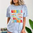 Groovy Goodbye 7th Grade Graduation Hello Summer Kids Comfort Color Blast T-Shirt Ocean