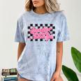 Groovy Senior Class Of 2026 Coquette Pink Bow Graduation Comfort Color Blast T-Shirt Ocean