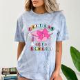 Happy Last Day Of School Coquette Bow Graduation Girls Kids Comfort Color Blast T-Shirt Ocean