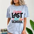 Happy Last Day Of School Kids Teacher Student Graduation Comfort Color Blast T-Shirt Ocean
