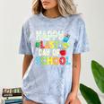 Happy Last Day Of School Teacher Kids Boys Girls Graduation Comfort Color Blast T-Shirt Ocean