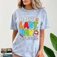 Happy Last Day Of School Teacher Student Graduation Comfort Color Blast T-Shirt Ocean