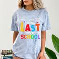 Happy Last Day Of School Teacher Women Student Graduation Comfort Color Blast T-Shirt Ocean
