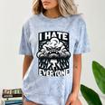 I Hate Everyone Introvert Anti-Social Dark Humor Comfort Color Blast T-Shirt Ocean