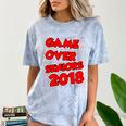 High School Graduation Tshirt Game Over Senior Class Of 2018 Comfort Color Blast T-Shirt Ocean
