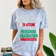 Hilarious Preschool Graduation Mom Dad Meme Preschooler Comfort Color Blast T-Shirt Ocean