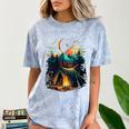 Id Rather Be Camping Great Outdoors Love Glamping Introvert Comfort Color Blast T-Shirt Ocean
