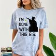 I'm Done With This BS College Graduation Shirt Comfort Color Blast T-Shirt Ocean