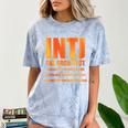 INTJ Architect Personality Introvert Sarcastic Orange Comfort Color Blast T-Shirt Ocean