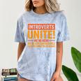 Introvert Antisocial Sarcasm Introverts Unite Anti Social Comfort Color Blast T-Shirt Ocean Introvert Antisocial Sarcasm Introverts Unite Anti Social Comfort Color Blast T-Shirt Ocean