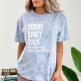 Introvert Can't Talk Reached People Limit For The Week Comfort Color Blast T-Shirt Ocean