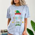 The Introvert Elf Christmas Family Matching Fun Xmas Top Comfort Color Blast T-Shirt Ocean