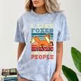 Introvert Fox Animal Lover Saying Loner Antisocial Comfort Color Blast T-Shirt Ocean Introvert Fox Animal Lover Saying Loner Antisocial Comfort Color Blast T-Shirt Ocean