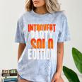 Introvert Party Solo Edition Sarcastic People Hater Comfort Color Blast T-Shirt Ocean Introvert Party Solo Edition Sarcastic People Hater Comfort Color Blast T-Shirt Ocean
