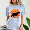 Introvert Retro Sunset Capybara Tee Comfort Color Blast T-Shirt Ocean Introvert Retro Sunset Capybara Tee Comfort Color Blast T-Shirt Ocean