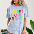 Introvert I Want To Be Alone Retro Wavy Comfort Color Blast T-Shirt Ocean