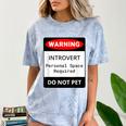 Introvert Warning Danger Do Not Pet Disturb Anti-Social Comfort Color Blast T-Shirt Ocean Introvert Warning Danger Do Not Pet Disturb Anti-Social Comfort Color Blast T-Shirt Ocean