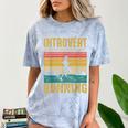 Introvert But Willing To Discuss Running Comfort Color Blast T-Shirt Ocean