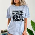 Introvert But Willing To Discuss Spicy Books Comfort Color Blast T-Shirt Ocean